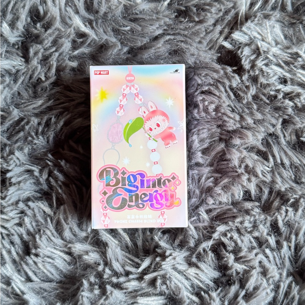 The monsters labubu big into energy phone charm  happiness
